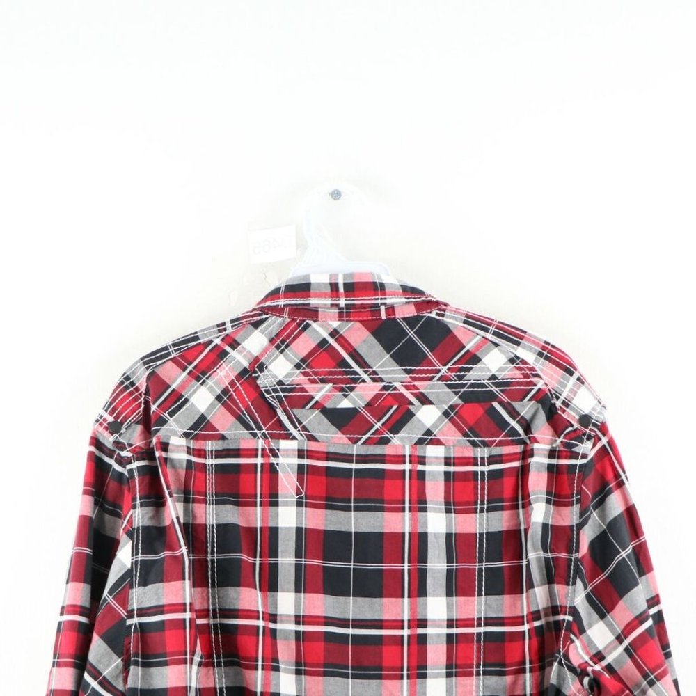 Buckle Black Athletic Double Pocket Button Shirt - image 6